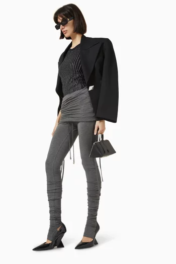 Layered Leggings in Viscose Blend
