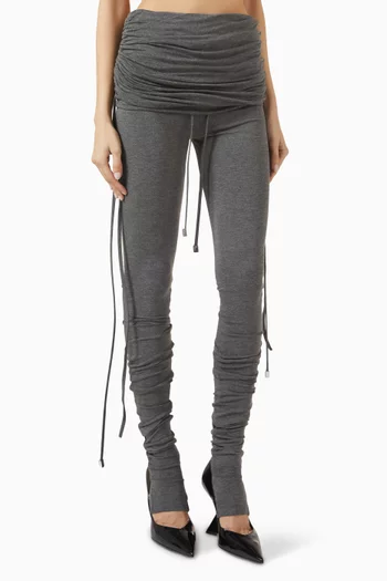 Layered Leggings in Viscose Blend