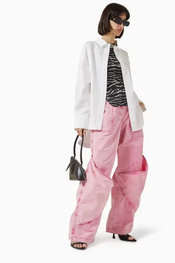 Wide-leg Pants in Cotton