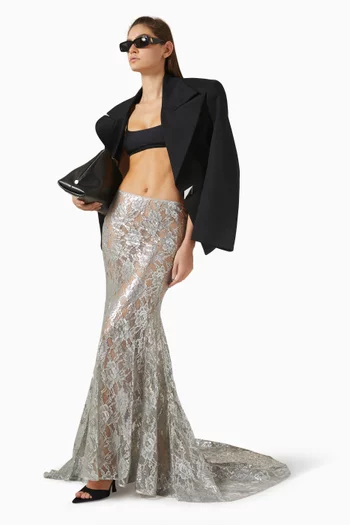 Mermaid Maxi Skirt in Lace