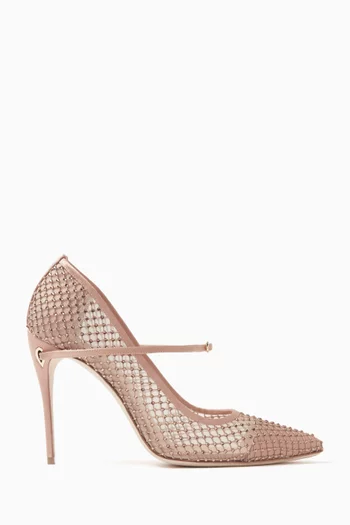 Lorenzo 105 Embellished Pumps in Mesh