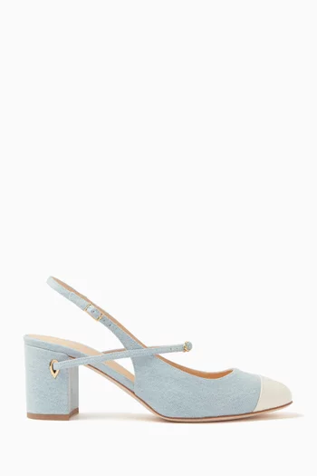 Matta 65 Pumps in Denim