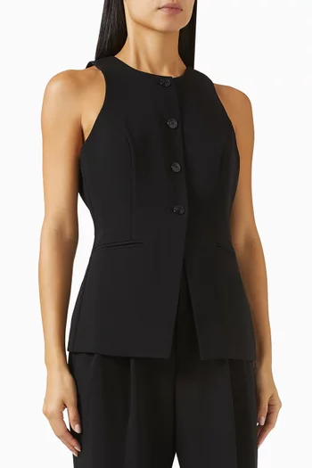 Luxe Suiting Sculpted Vest