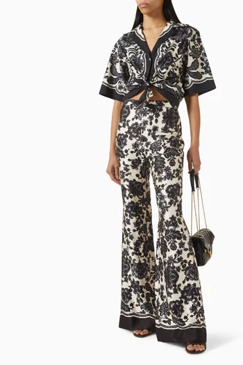 Perrine Floral Shirt in Cotton