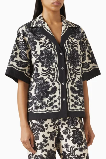 Perrine Floral Shirt in Cotton