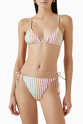 Classic Triangle Bikini Top in Nylon
