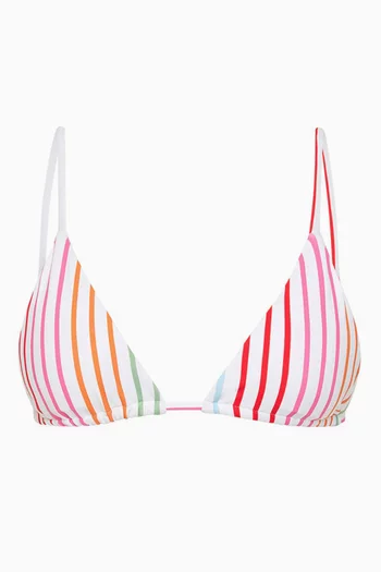 Classic Triangle Bikini Top in Nylon