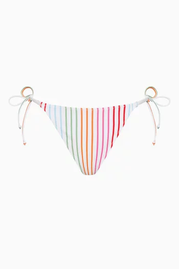 Tie-up Bikini Bottoms in Nylon