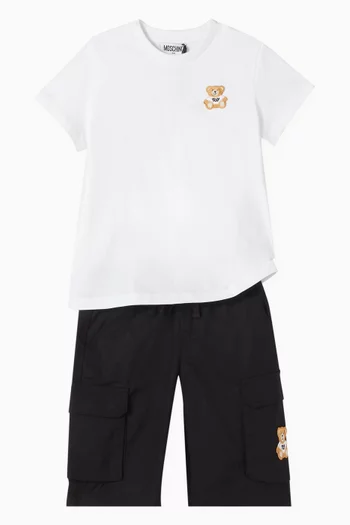 Bear Logo Cargo Shorts
