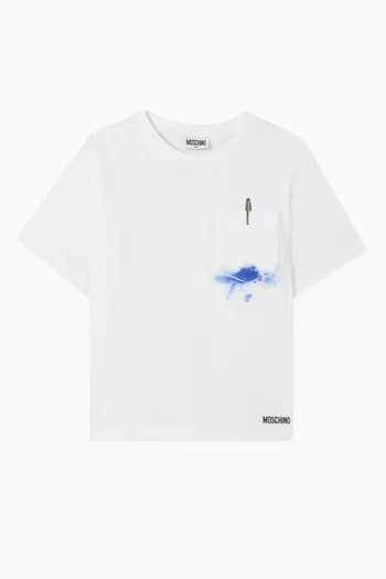 Pen-stain T-shirt in Cotton