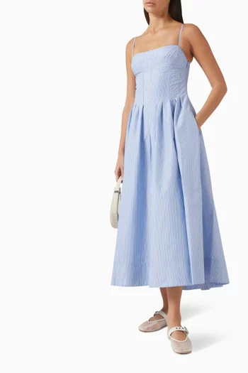 Kittiya Midi Dress in Cotton Blend