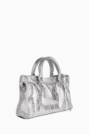 Small Le City Bag in Metallic Arena Lamsbkin