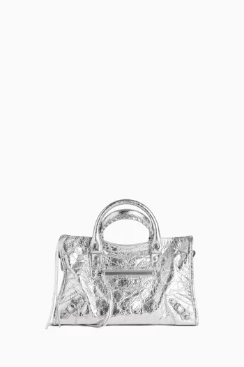 Small Le City Bag in Metallic Arena Lamsbkin