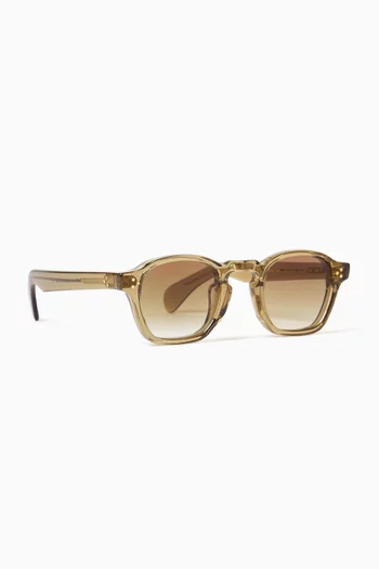 Riviera D-frame Sunglasses in Acetate