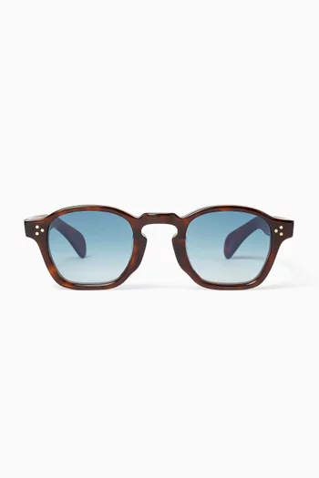 Riviera D-frame Sunglasses in Acetate