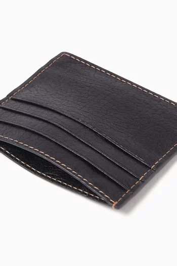 Mini Card Case in Grained Calfskin