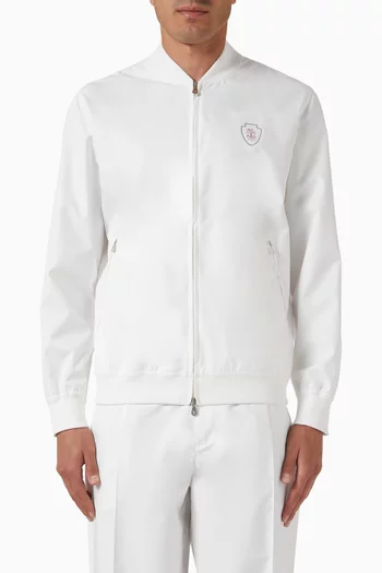 Logo Sweatshirt Vest in Nylon