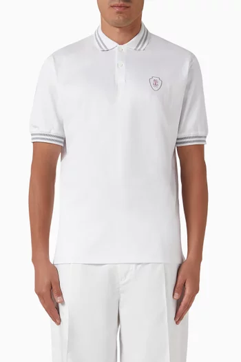 Logo Polo Shirt in Cotton-jersey