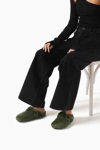 Boston 1774 Clogs in Shearling