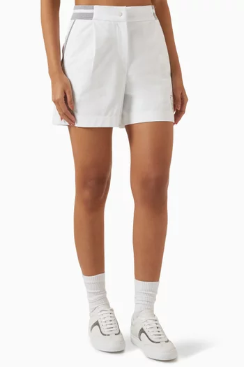 Logo-patch Sweatshorts in Cotton Blend
