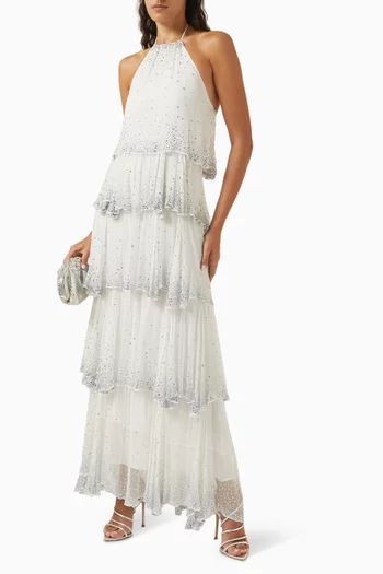 Jellyfish Dress in Crinkle Fabric