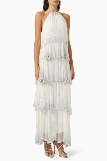 Jellyfish Dress in Crinkle Fabric