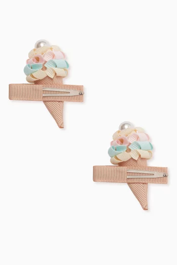 Ice Cream Hair Clips, Set of 2