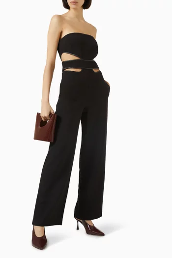 Waverly Jumpsuit in Recycled Polyester Blend