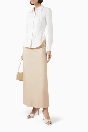 Mara Structured Shirt in Cotton