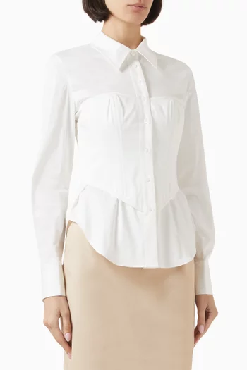Mara Structured Shirt in Cotton