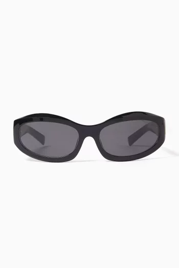 Oval Sunglasses in Acetate