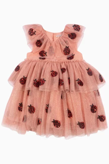Yvonne Ladybug Dress