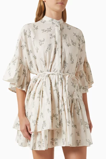 Tilda Mini Dress in Linen