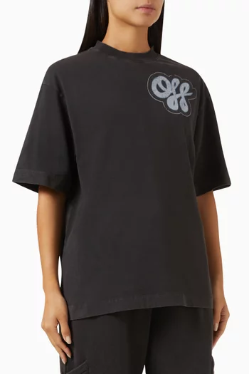 Script Skate T-shirt in Cotton-jersey