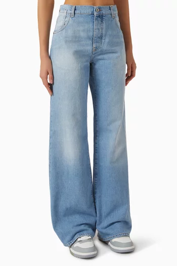 Wide-leg Jeans in Denim
