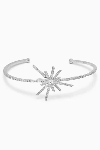 Daw Diamond Bangle in 18kt White Gold