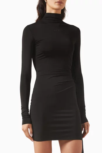 Draped Mini Dress