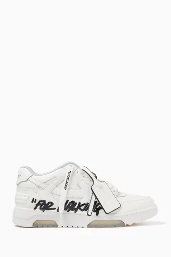 Out Of Office Low Top Sneakers in Leather