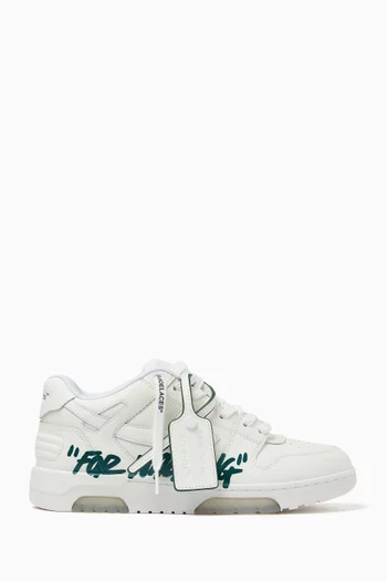 Out Of Office Low Top Sneakers in Leather