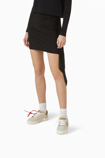 Vulcanized Low-top Sneakers in Leather