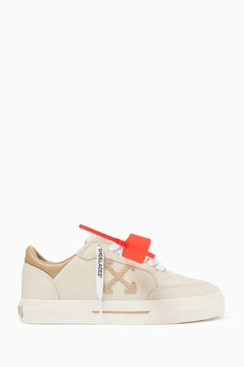 Vulcanized Low-top Sneakers in Leather