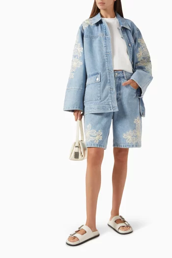 Charlene Shorts in Denim