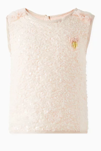 Charlene Sequin-embellished Top