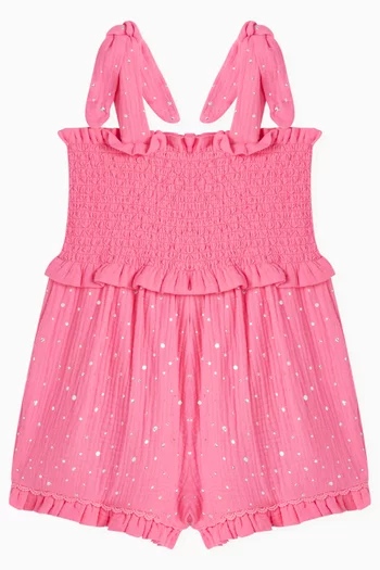 Bali Sparkle Playsuit in Cotton