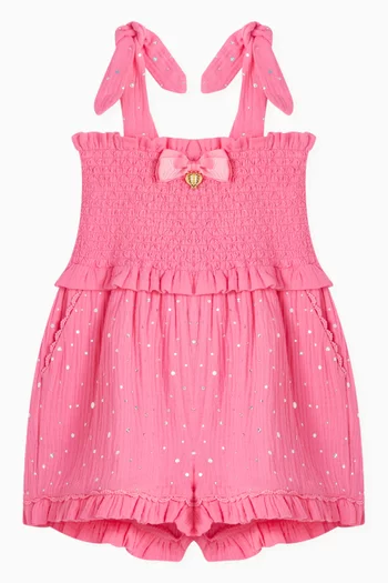 Bali Sparkle Playsuit in Cotton
