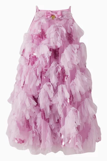 Palma 3D Dress in Sequins & Tulle