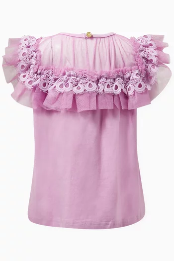 Bubbles Ruffle Top