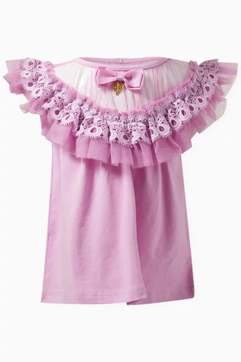 Bubbles Ruffle Top