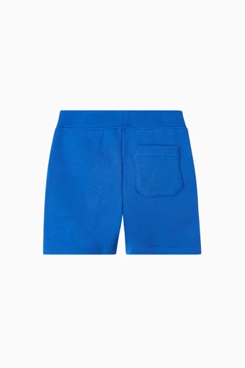 Embroidered-pony Bermuda Shorts in Cotton-blend