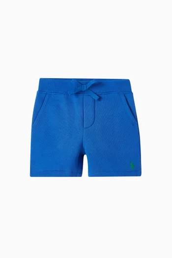 Embroidered-pony Bermuda Shorts in Cotton-blend